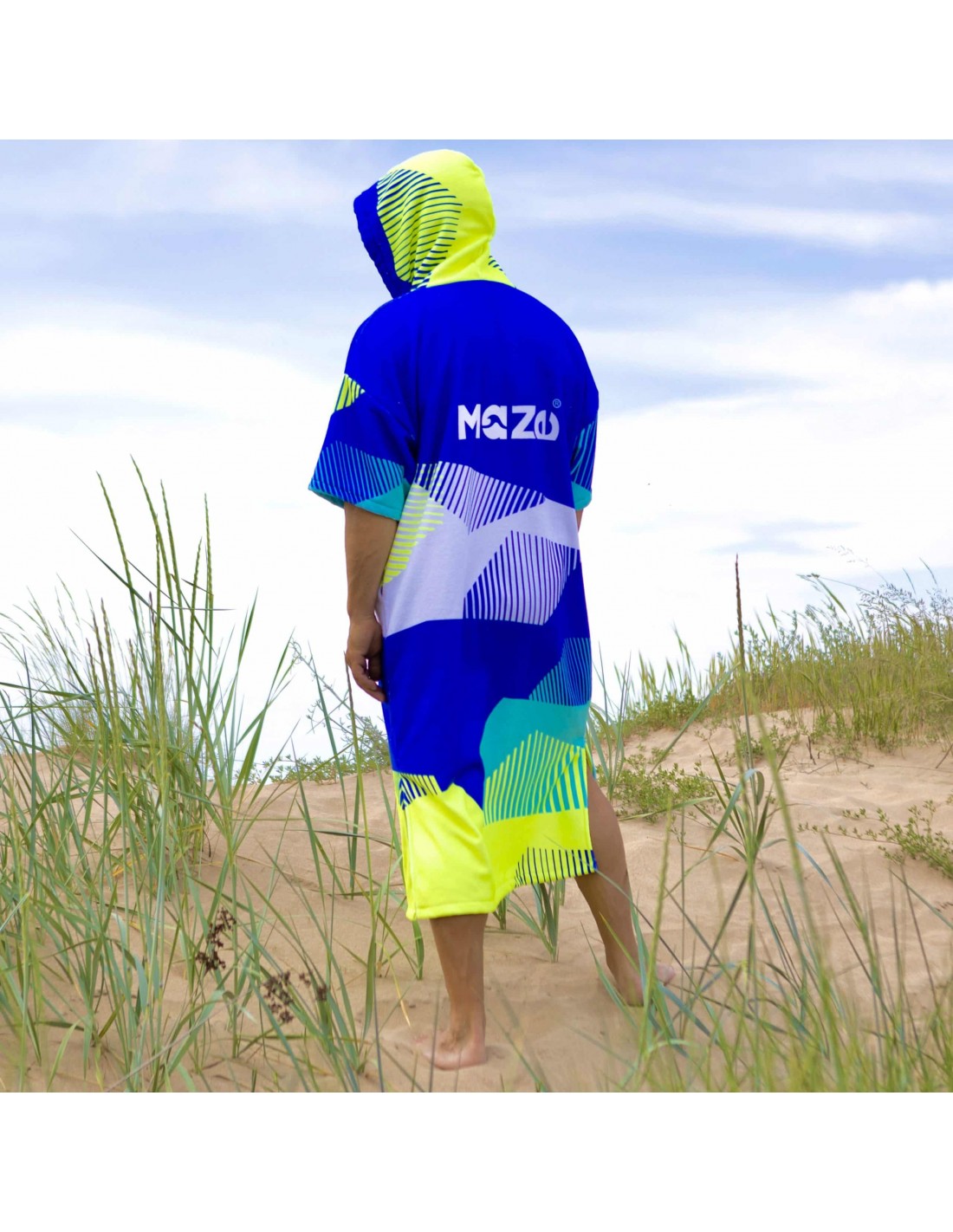 ПОНЧО MAZE GEOMETRIC WAVES